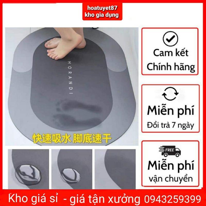 giá sỉ)Thảm Hút Nước Siêu Thấm - Dày Dặn Chất Liệu Chống Trơn