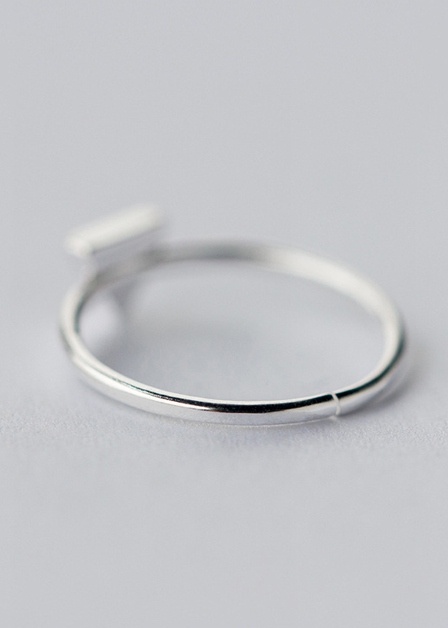 Nhẫn Bạc Nữ - Nhẫn Nữ Đính Đá Tam Giác N2465