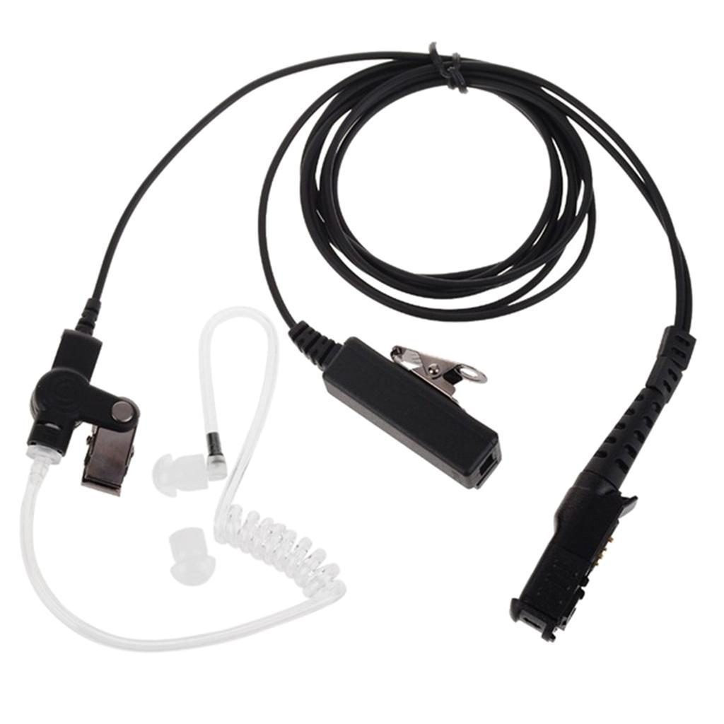 Covert Acoustic Tube Headset/Earpiece PTT Mic for  XPR3300 XPR3500