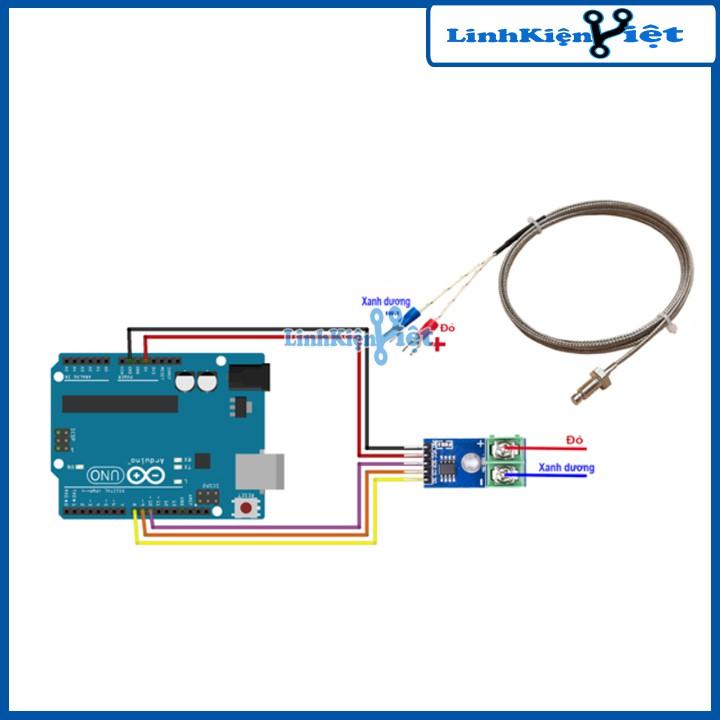 Đầu Dò Cảm Biến Nhiệt Độ K WRNT-10