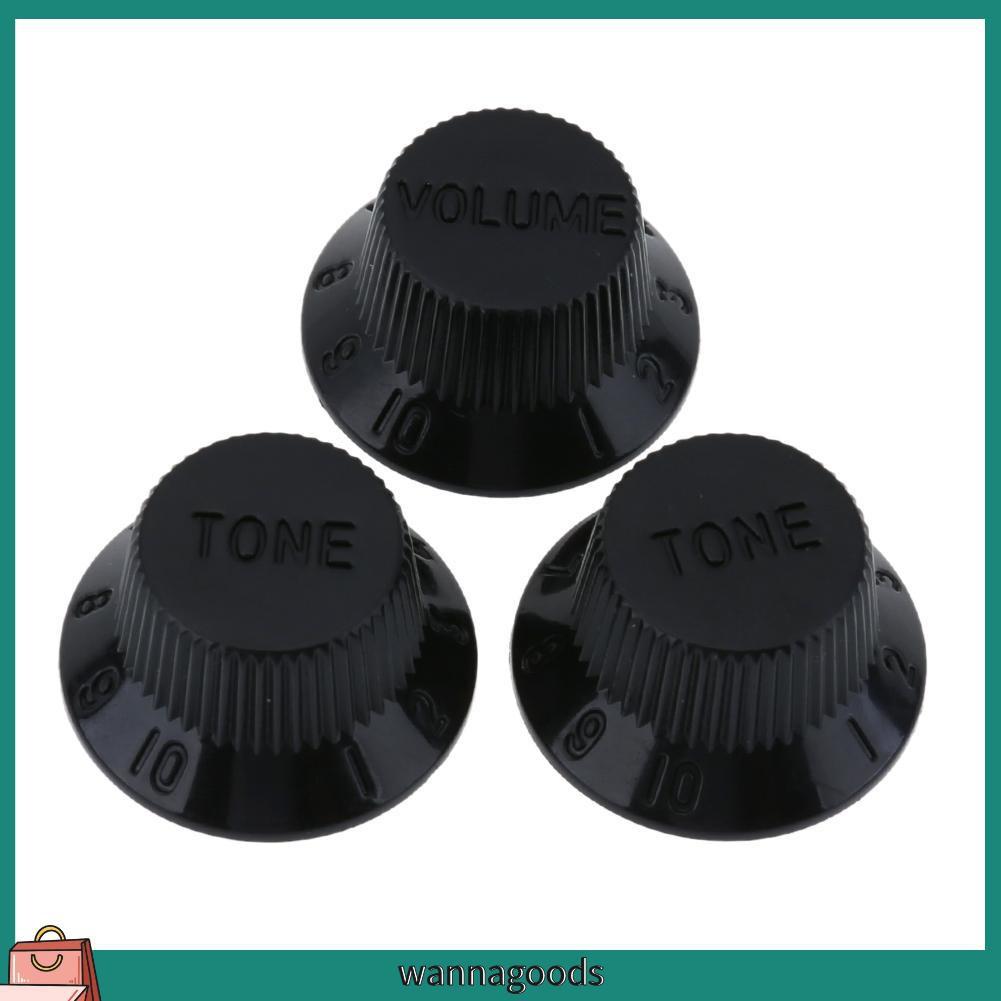 Set 3 Nắp Vặn Điều Chỉnh Âm Lượng Đàn Guitar Điện