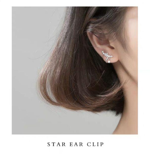 Khuyên tai bạc Ý s925 Hàn Quốc G5937 - AROCH Jewelry