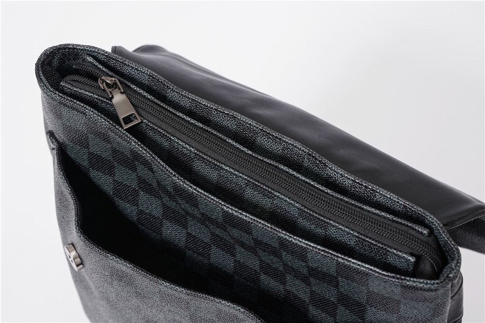 Large-capacity plaid backpack multi-function computer backpack