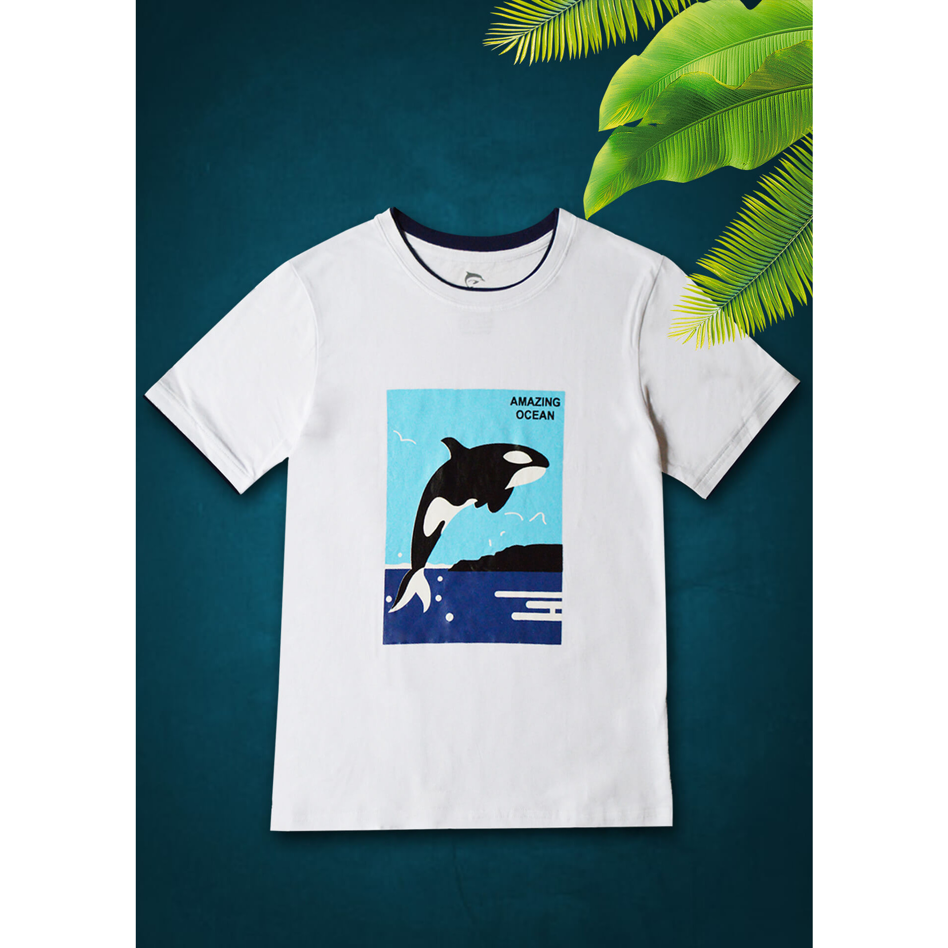 ÁO BÉ TRAI NGẮN TAY CATRIO hình AMAZING OCEAN cùng quẩn lửng, áo thun, áo phông chất liệu 100% cotton an toàn là quần áo trẻ em truyền thống của thời trang CATRIO