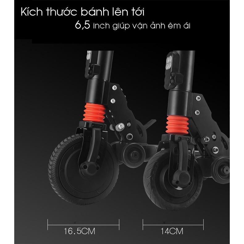 Xe Scooter điện xếp gọn S8 không yên , bản 6km tải 100kg RE0503