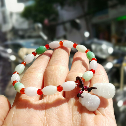 Chuỗi hạt bầu ngọc Phỉ Thúy bình an S6791