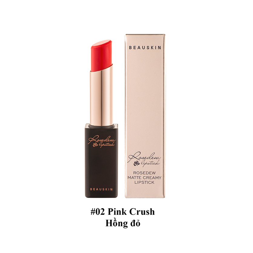 Son lì Beauskin Rosedew Matte Creamy Lipstick 3.5g