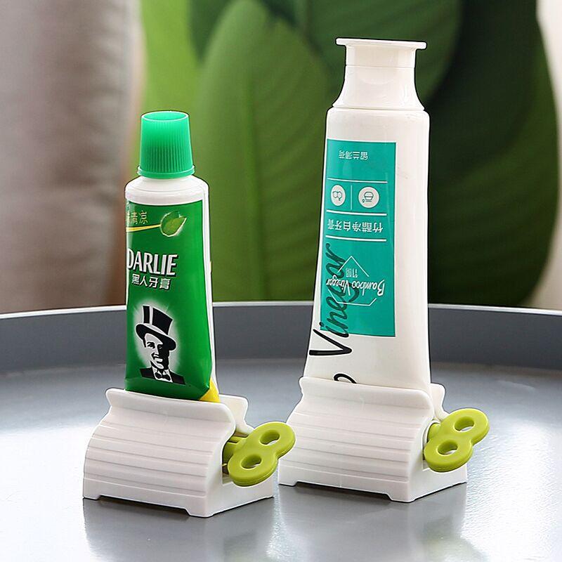 Dụng cụ ép lấy kem đánh răng kiêm giá đỡ cực xinh - Thiết bị nặn kem dạng tuýt