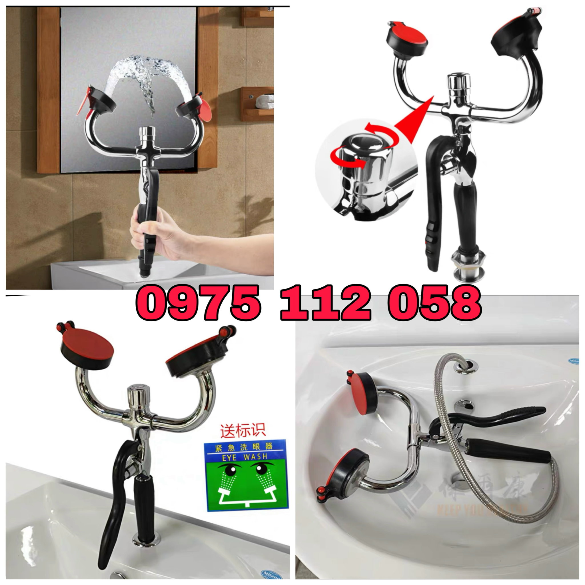 Vòi rửa mắt phòng thí nghiệm