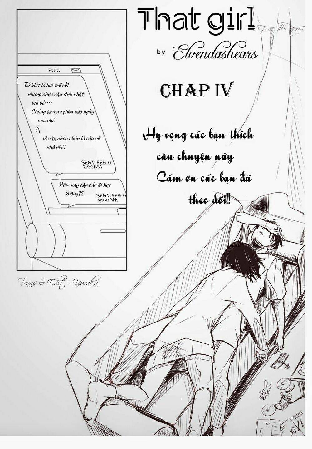 đại chiến titan - doujinshi về cuộc tình tay 4 chapter 4 10