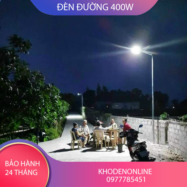 Đèn năng lượng mặt trời bàn chải 400W