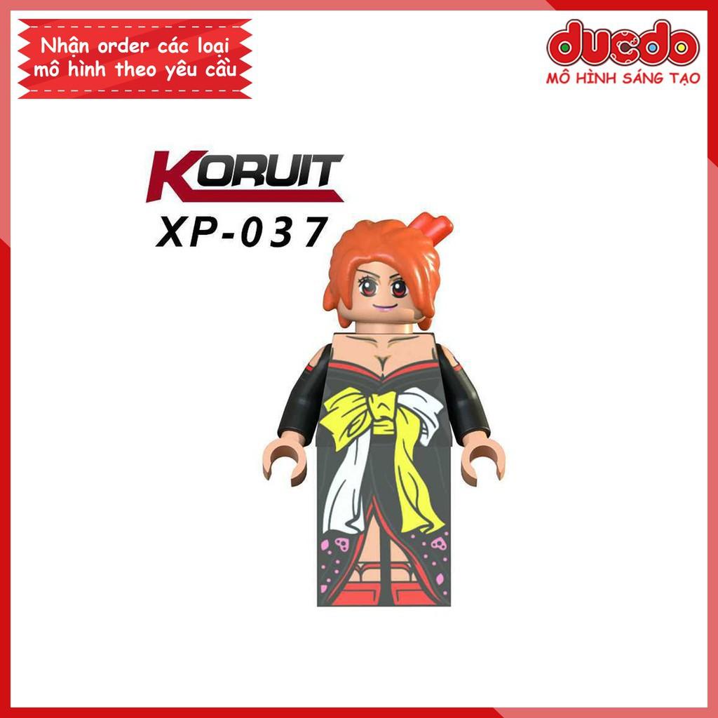 Minifigures Đảo hải tặc Borsalino,Nami, Robin, Crocodile, Zoro, Luffy -Đồ chơi Lắp ghép Mini One Piece Mô hình Koruit KT