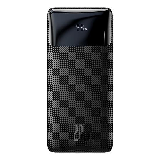 Pin sạc dự phòng sạc nhanh 20W dung lượng 20000 mAh trang bị 3 cổng ouput Type C và 2 USB A hiệu Baseus Bipow smart Digital Display cho Smartphone / Tablet / Laptop / Macbook   - hàng nhập khẩu