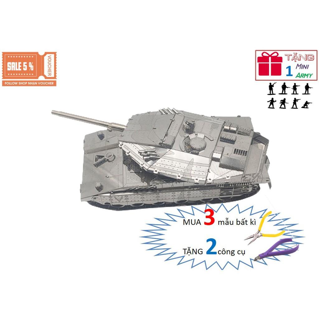 Mô Hình Lắp Ráp 3d Xe Tăng Merkava Mk4 - Israel