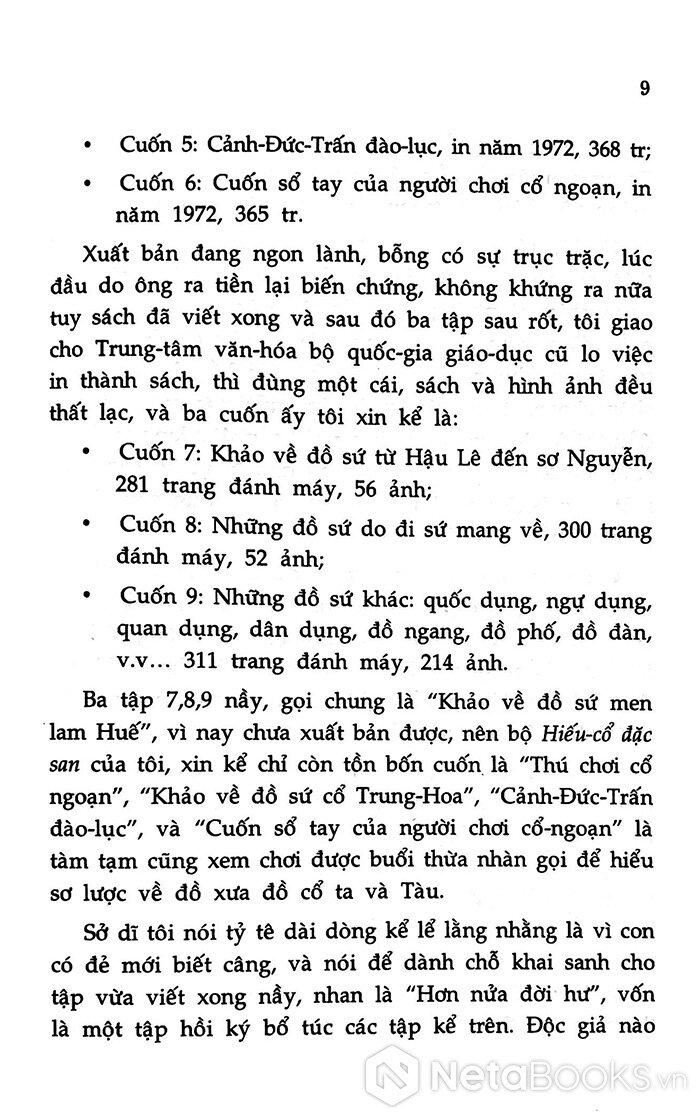 Sách - Vương Hồng Sển - Hơn Nửa Đời Hư - Bìa Cứng