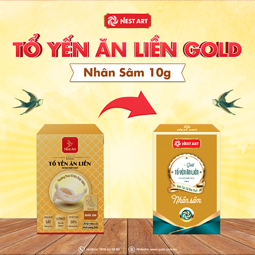 Tổ Yến Ăn Liền Gold – Nhân Sâm 20g