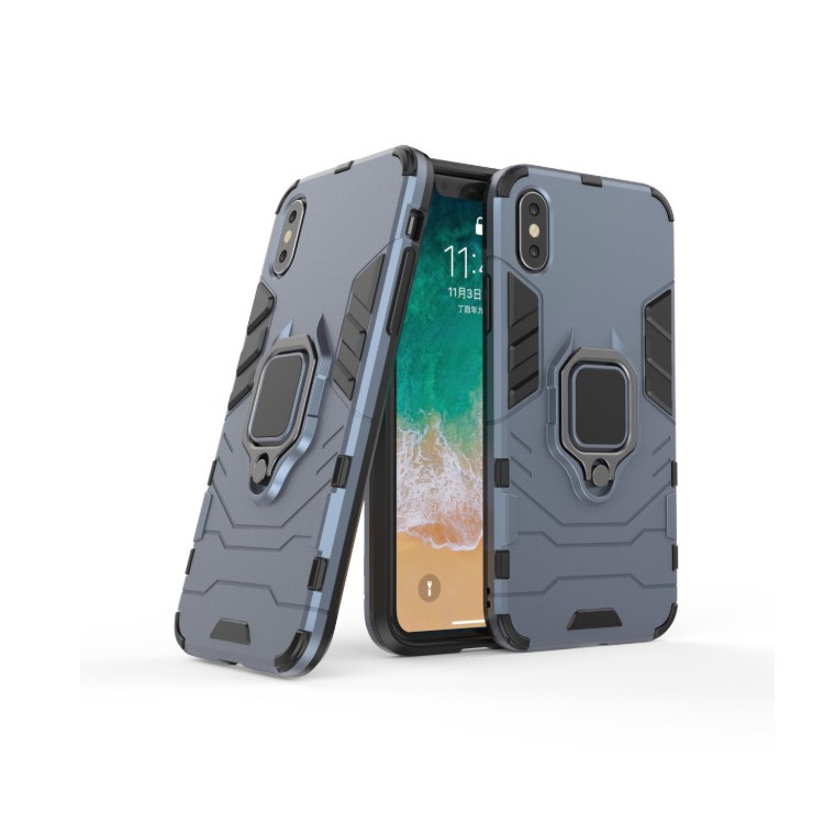Ốp lưng chống sốc kèm iring cho iPhone X/ Xs