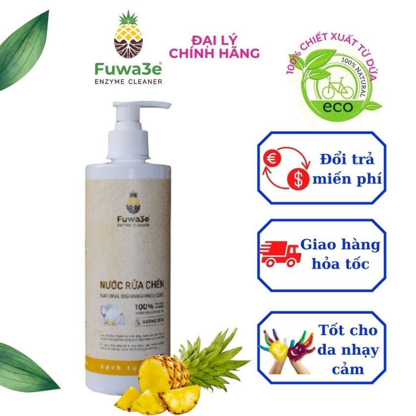 Nước rửa chén bát Fuwa3e hữu cơ Enzyme sinh học organic