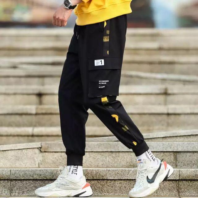 Quần jogger kaki túi hộp (kèm video hình thật