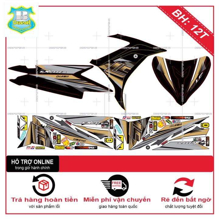 Tem rời dành cho EX 2011 LC VÀNG ĐỒNG