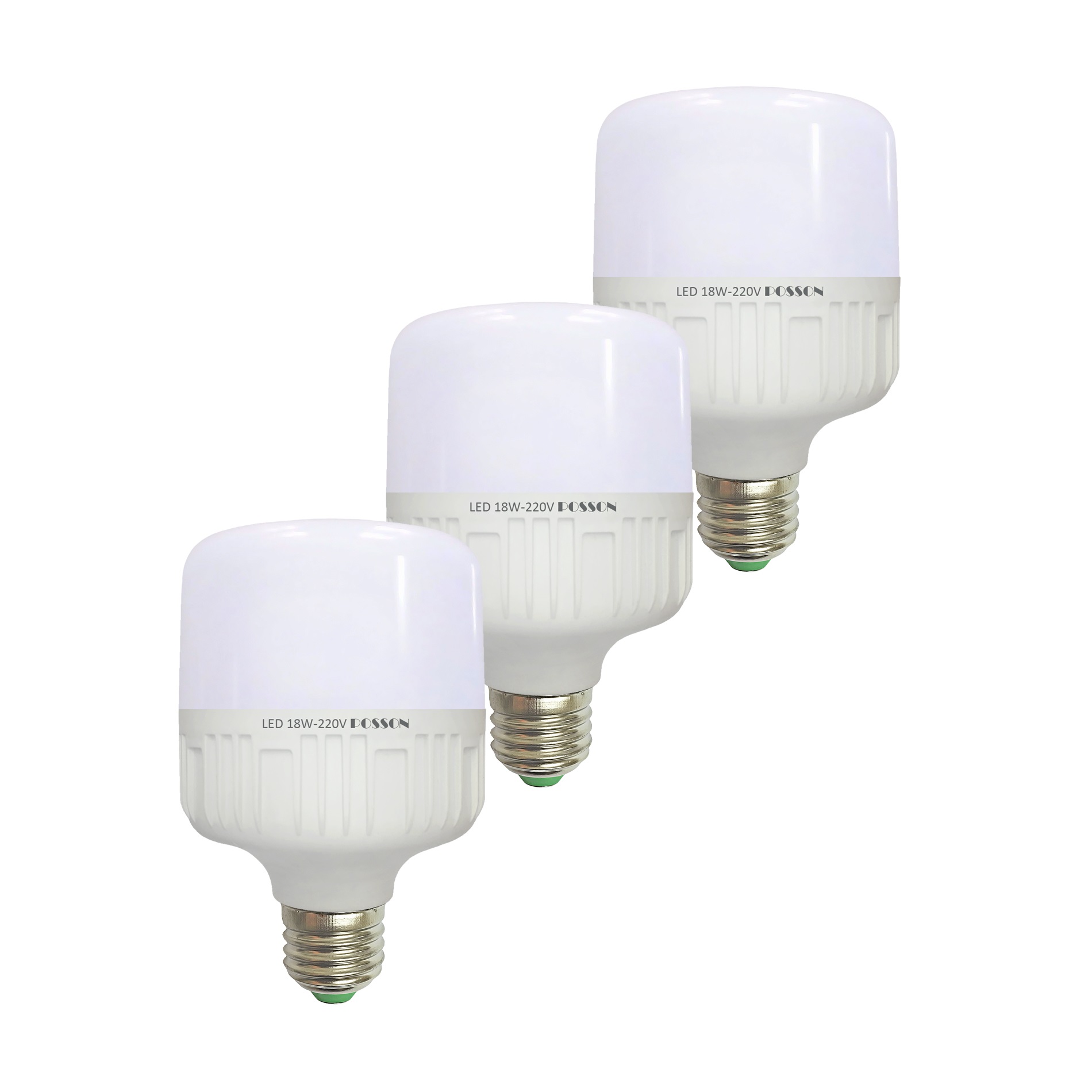 3 Bóng đèn Led trụ 20w tiết kiệm điện Posson LC-N18-18G