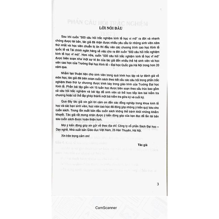 Sách - 500 Câu Hỏi Trắc Nghiệm Kinh Tế Học Vĩ Mô (Dành Cho Các Trường Đại Học, Cao Đẳng Khối Kinh Tế) - DN - ảnh 5