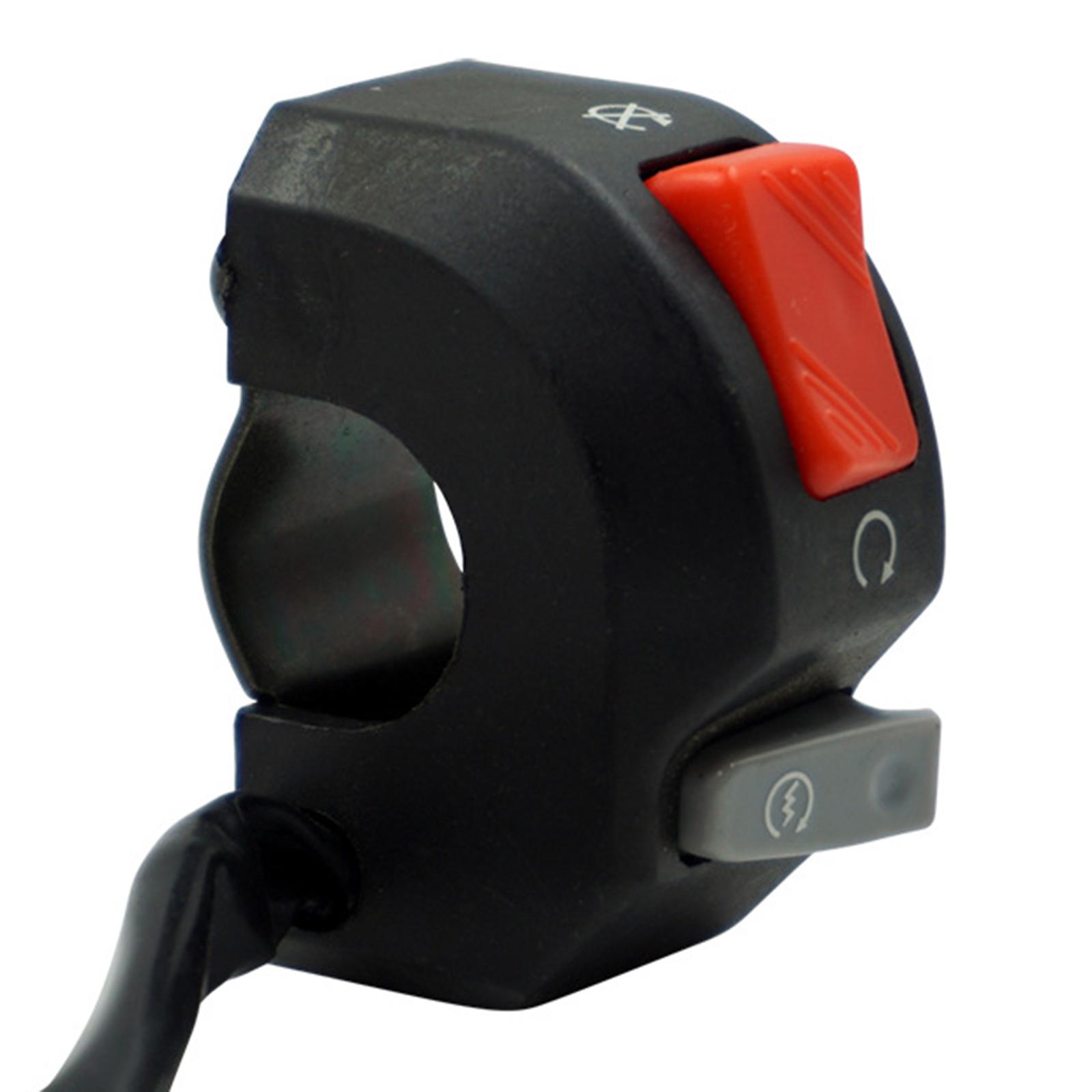 22mm Motorcycle Engine Stop Start Switch ON OFF Button for ATV Scooter Quad