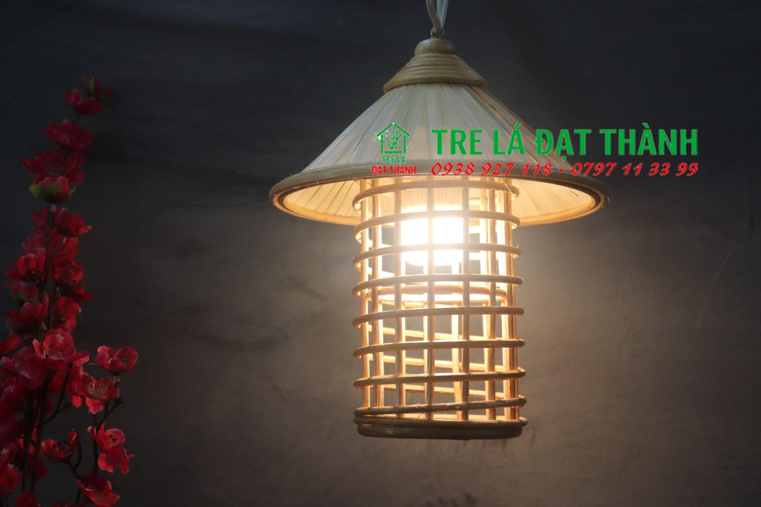 ĐÈN NÓN CHÂN MÂY , ĐÈN MÂY TRANG TRÍ QUÁN ĂN , NHÀ CỬA