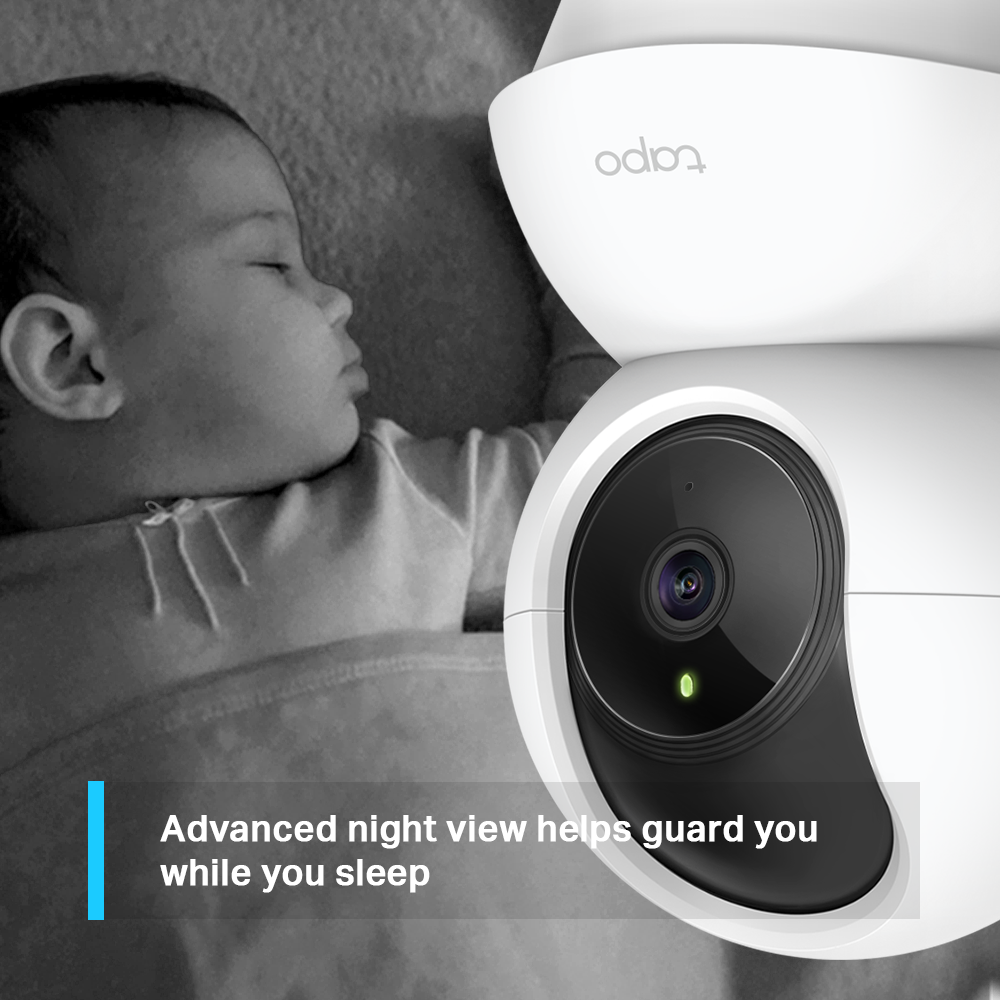 Camera Wifi TP-Link Tapo C200 2.0MP ~ Chuẩn 1080P Đèn hồng ngoại Âm thanh 2 chiều - Hàng chính hãng FPT phân phối