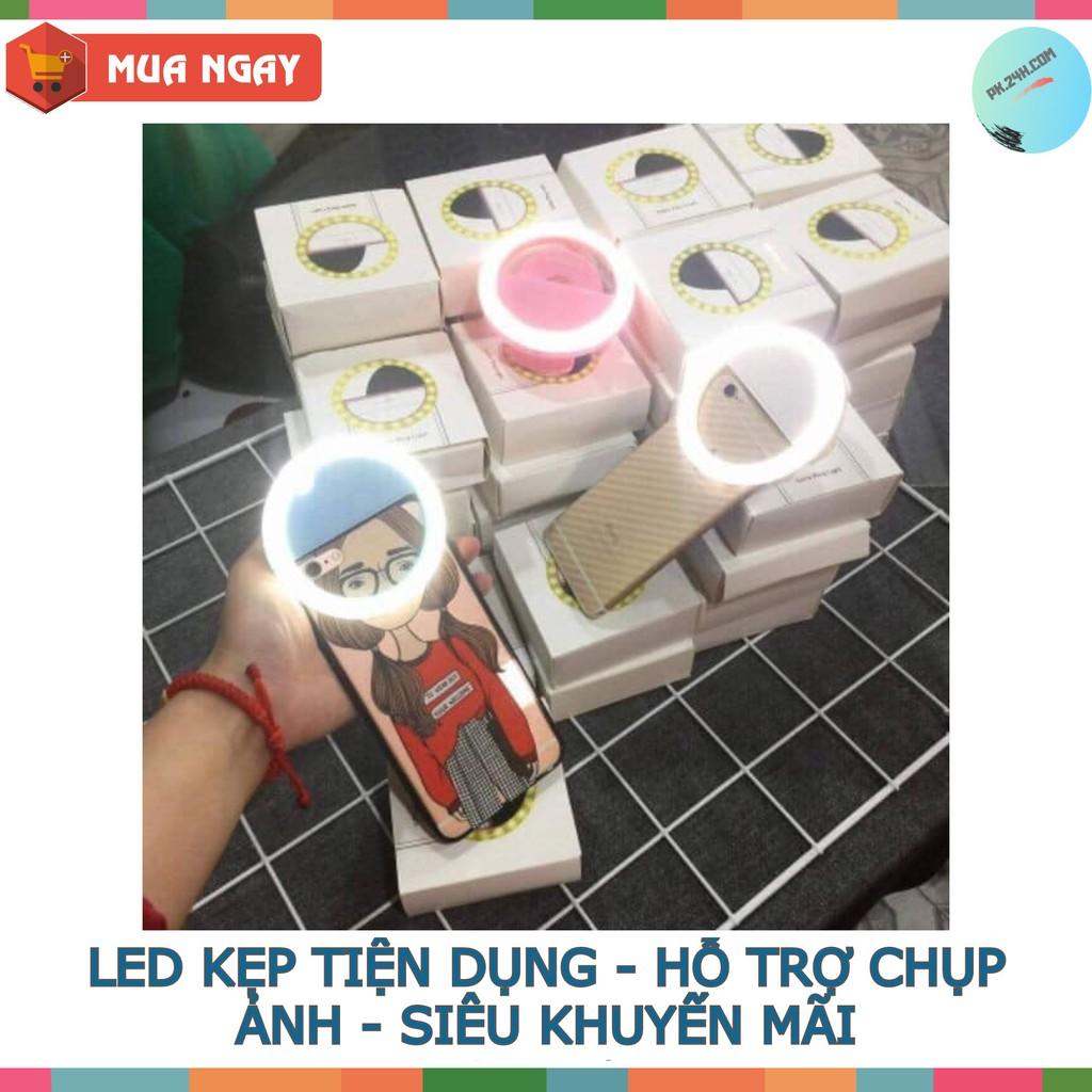 đồ chơi [NHẬP FSSDEC5 ĐỂ ĐƯỢC HOÀN 10% ] Đèn chụp ảnh kẹp điện thoại, hỗ trợ livestream siêu đẹp cực chất