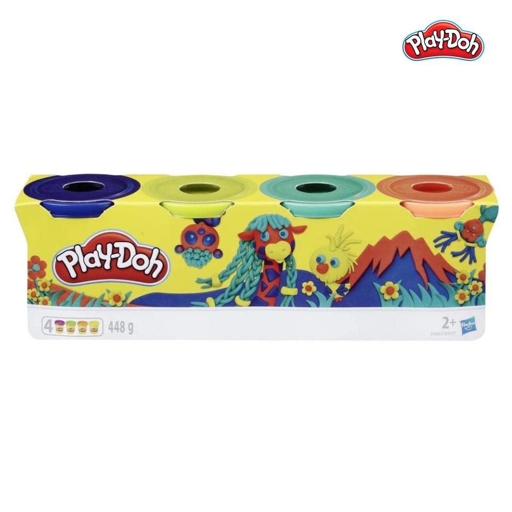 Bộ đồ chơi đất nặn 4 màu tự nhiên Play-Doh