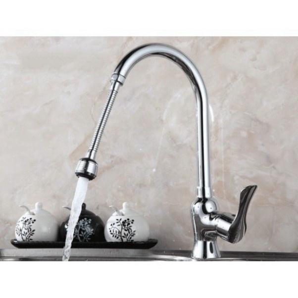 VÒI NƯỚC INOX TĂNG ÁP CAO CẤP XOAY 360 RỬA BÁT TIỆN DỤNG