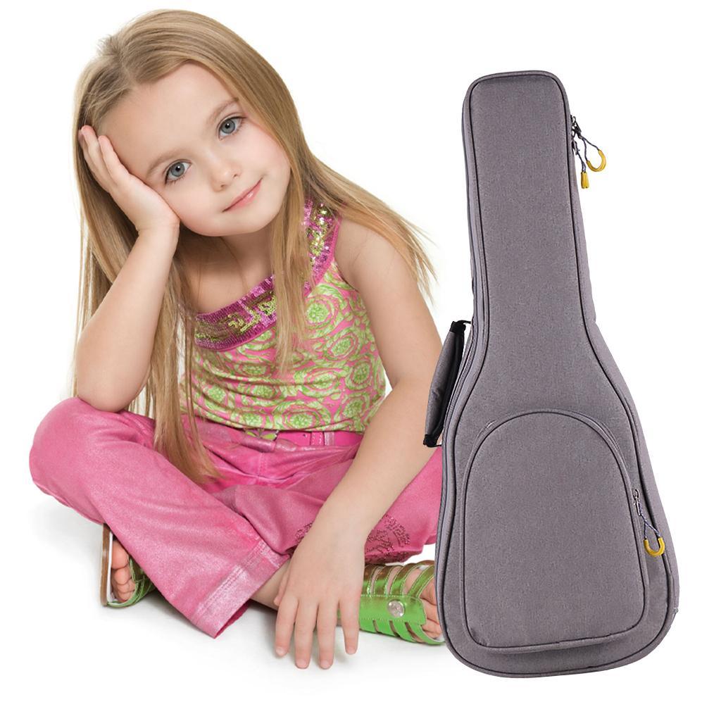 Guitar Case Oxford Cloth Dustproof Guitar Container Ukulele Case Grey