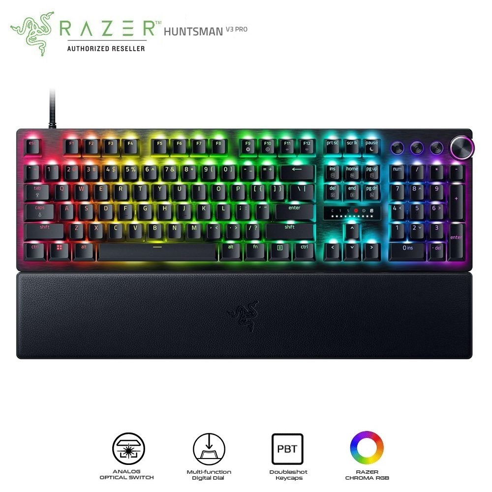 Bàn phím Razer Huntsman V3 Pro - Analog Optical Esports Keyboard_Mới, hàng chính hãng