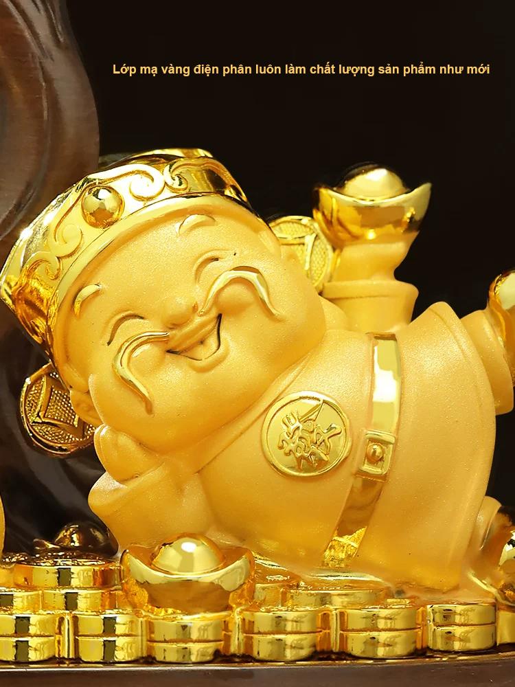 Cây Tiền Thần Tài Phát Tài - Trang Trí Tết - 23 x 17 x 10 cm - TSMC-26