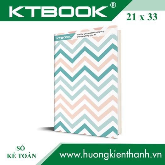 Sổ ghi chép Kế Toán bìa cứng giấy in caro cao cấp size 21 x 33 cm Khổ Lớn 100 trang