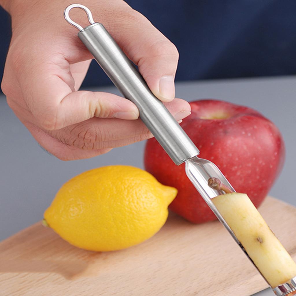 Stainless Steel Core Seed Remover Fruit Apple Pear Corer Easy Kitchen Tool, for