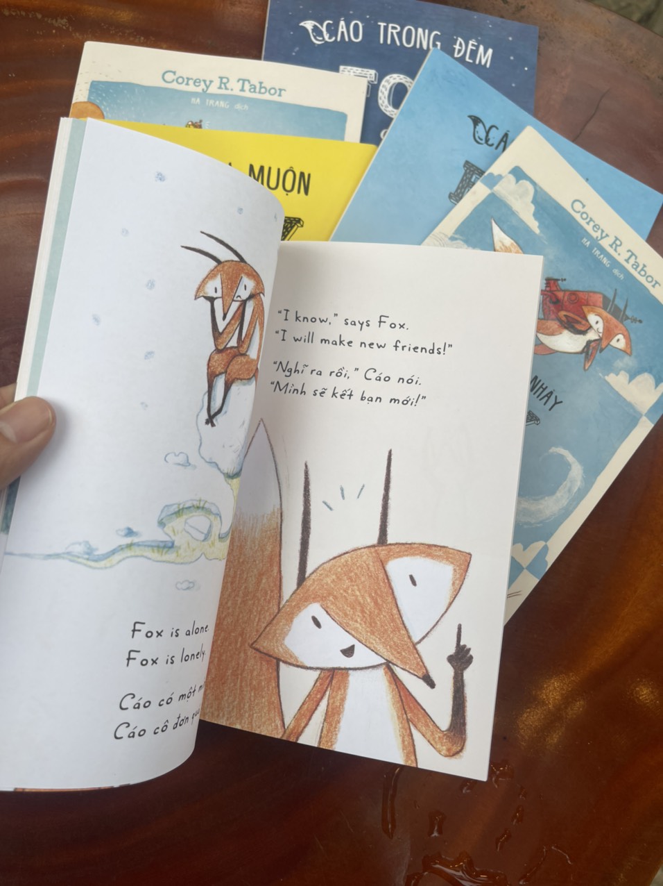 Boxset FOX CHÚ CÁO TINH NGHỊCH – TRỌN BỘ 6 CUỐN – SONG NGỮ VIỆT ANH – IN MÀU TOÀN BỘ - SAN HÔ BOOKS -