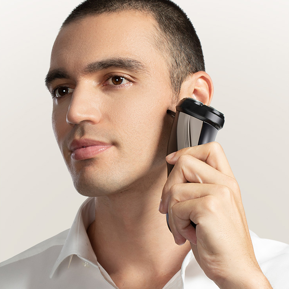 Máy Cạo Râu Điện Enchen Gentleman 5 3d Ba Lưỡi Nổi Đầu Ướt Và Khô Sử Dụng Kép Chống Nước Ipx7