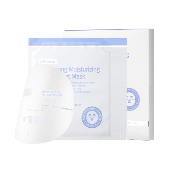 Combo Mặt Nạ Dưỡng Ẩm Sâu, Làm Sáng Da By Wishtrend Hours-long Moisturizing Gauze Sheet Mask 30ml x10