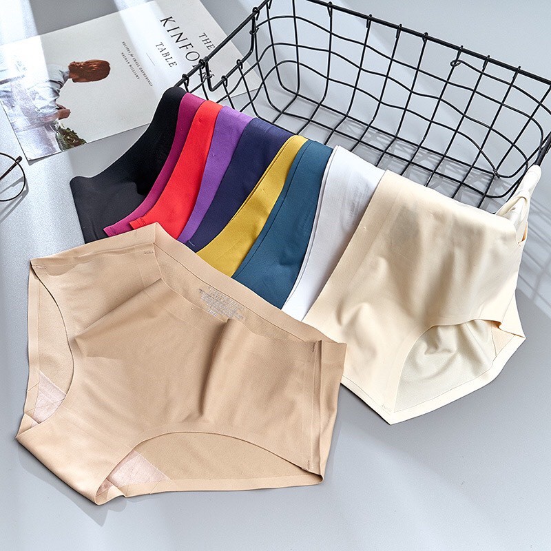 SET 5 Quần Lót Nữ Su Trơn không đường viền, thoáng mát