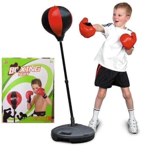 Bộ đồ chơi thể thao đấm bốc Boxing cho trẻ em loại To, hàng đẹp,có tăng chỉnh cao thấp