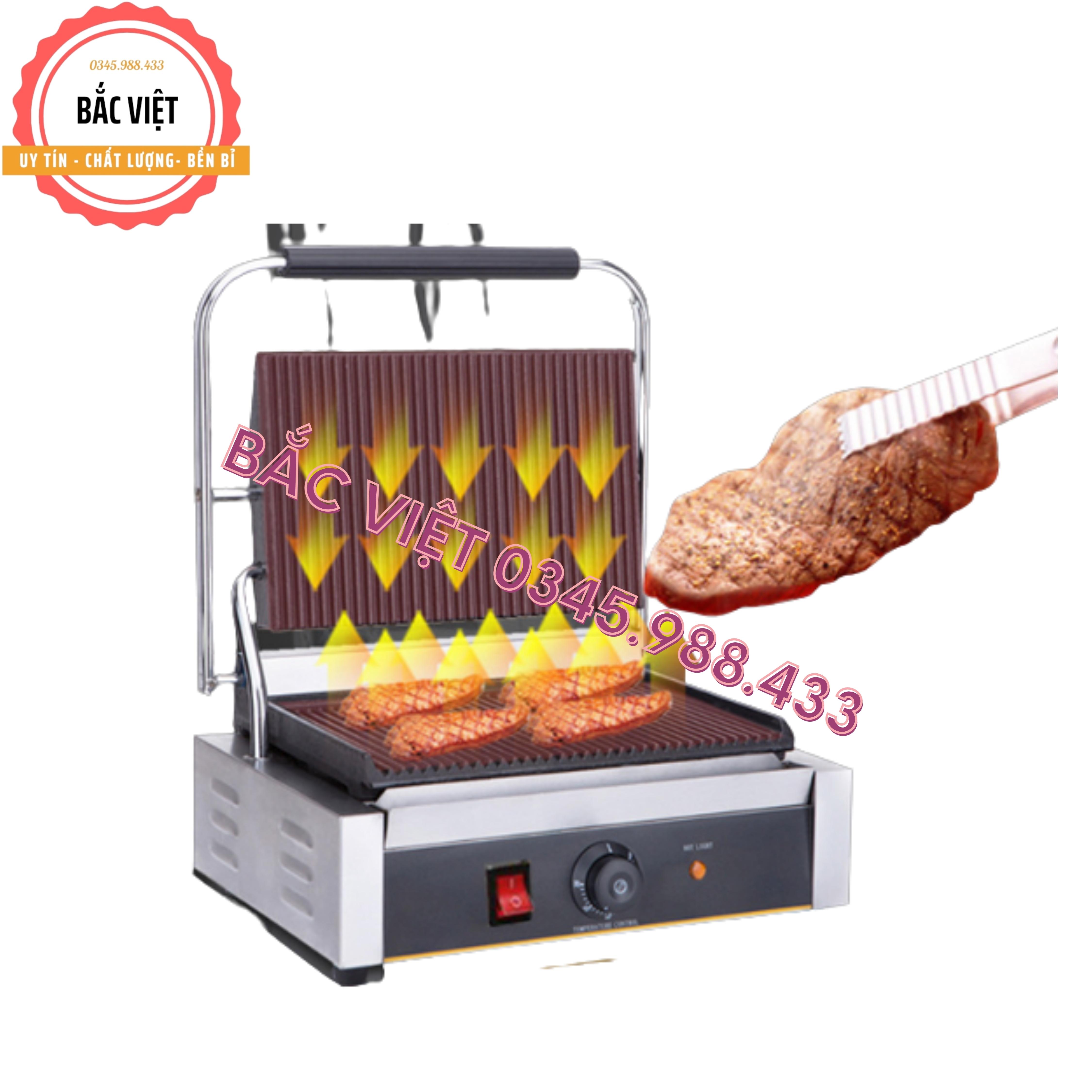 Máy ép bánh mì đơn 2 mặt size lớn 811E