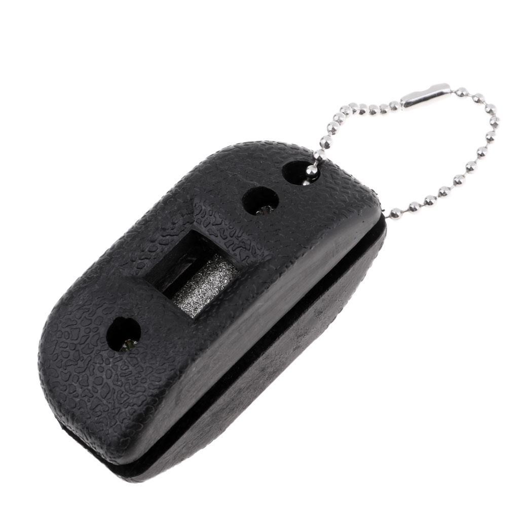 2X Ice Hockey Skate Sharpener Hand Held Blade Sharpener Edge Tool with Stone