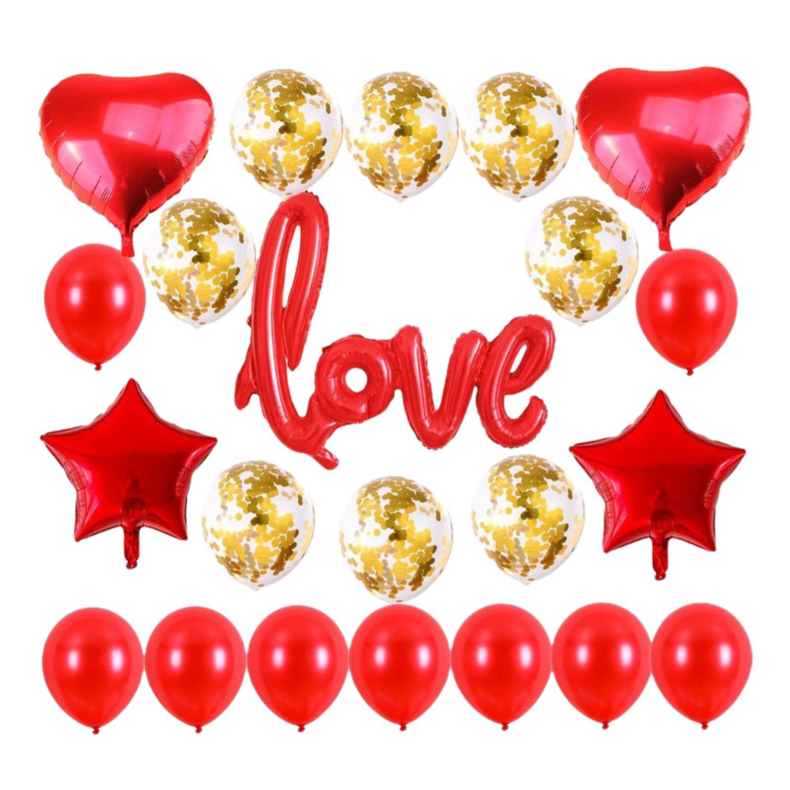 Confetti Latex Balloons W/ Ribbon for Wedding Birthday Party Decoration