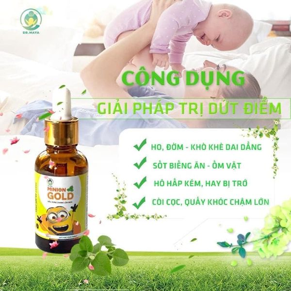 Dầu húng chanh lên men Minion gold 30ml