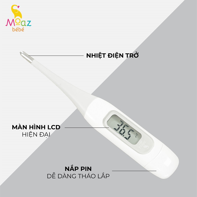 Nhiệt kế kỹ thuật số Moaz BéBé MB - 040