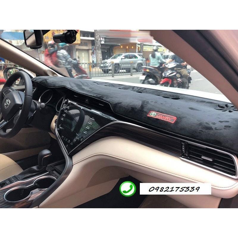 Thảm taplo, thảm phủ taplo lông cừu xe Camry 2019