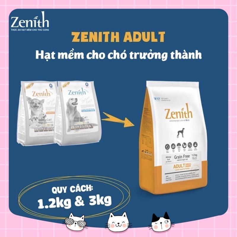 Thức ăn cho chó trưởng thành hạt mềm zenith