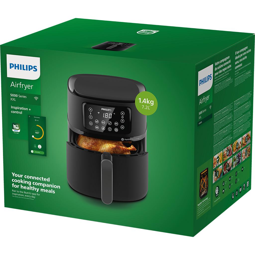 Nồi chiên không dầu Philips 7.2 lít HD9285/90 - Hàng chính hãng